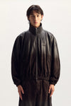 Leather Track Jacket