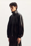 Leather Track Jacket