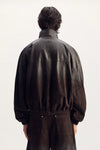 Leather Track Jacket