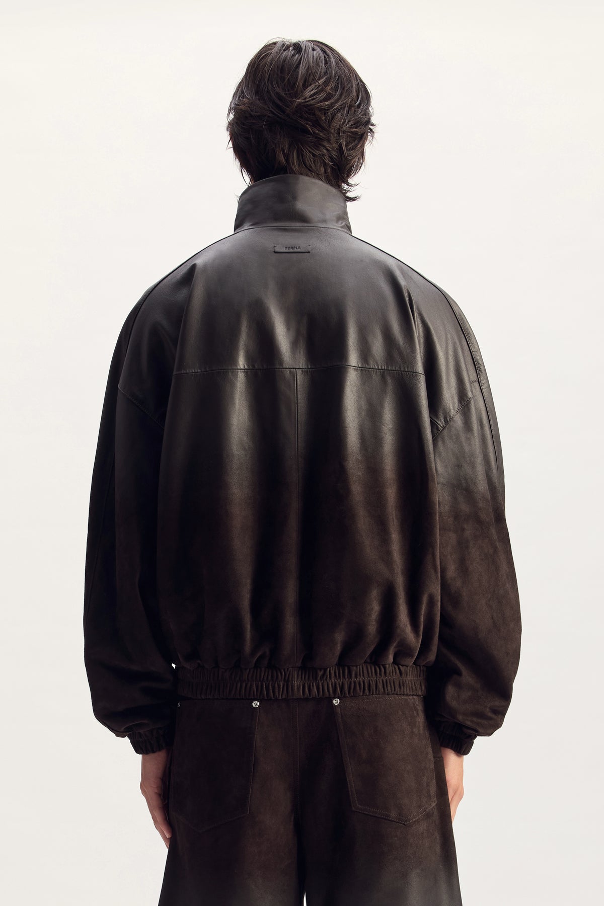 Leather Track Jacket