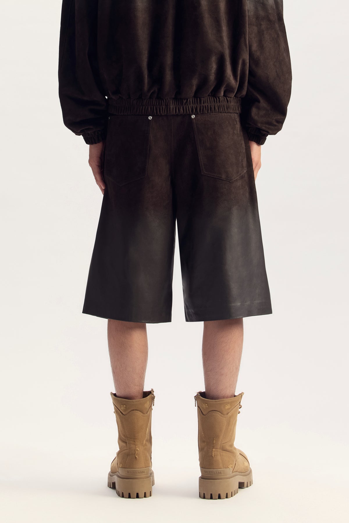 Leather Track Short