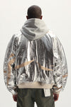 Leather Ovs Bomber Jacket