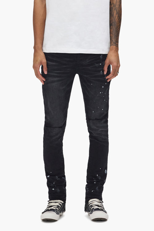 P001 Black Resin Knee Slit