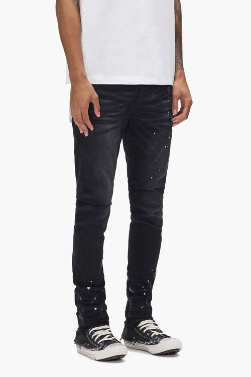 P001 Black Resin Knee Slit