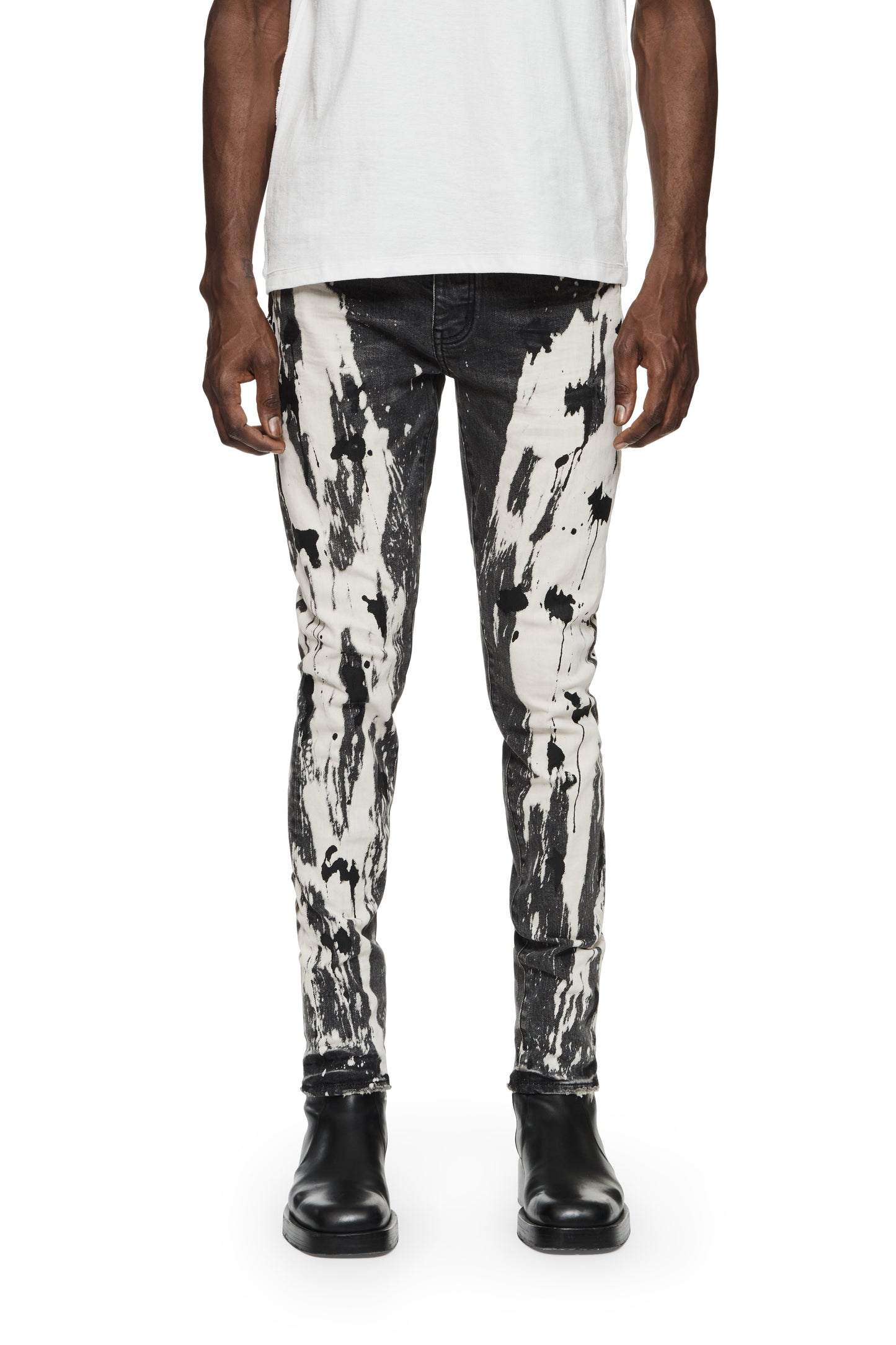 P001 Black Spill Bleach Paint