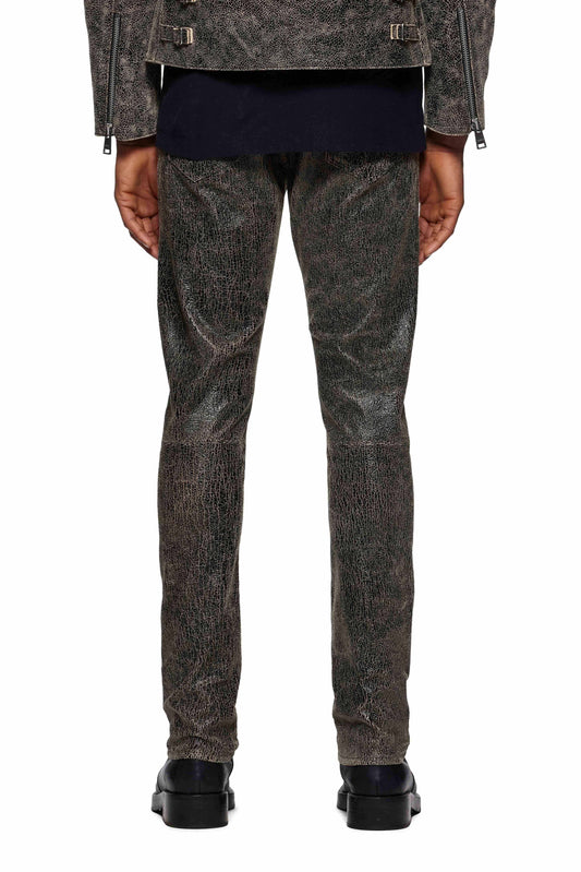 P001 Slim Fit Leather Pant