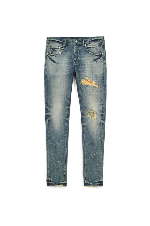 P001 Camo Patched Indigo