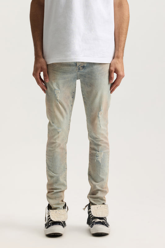 P001 Pink Mud Distressed