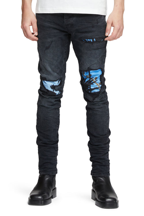P001 Purple X Blue Sky Jeans