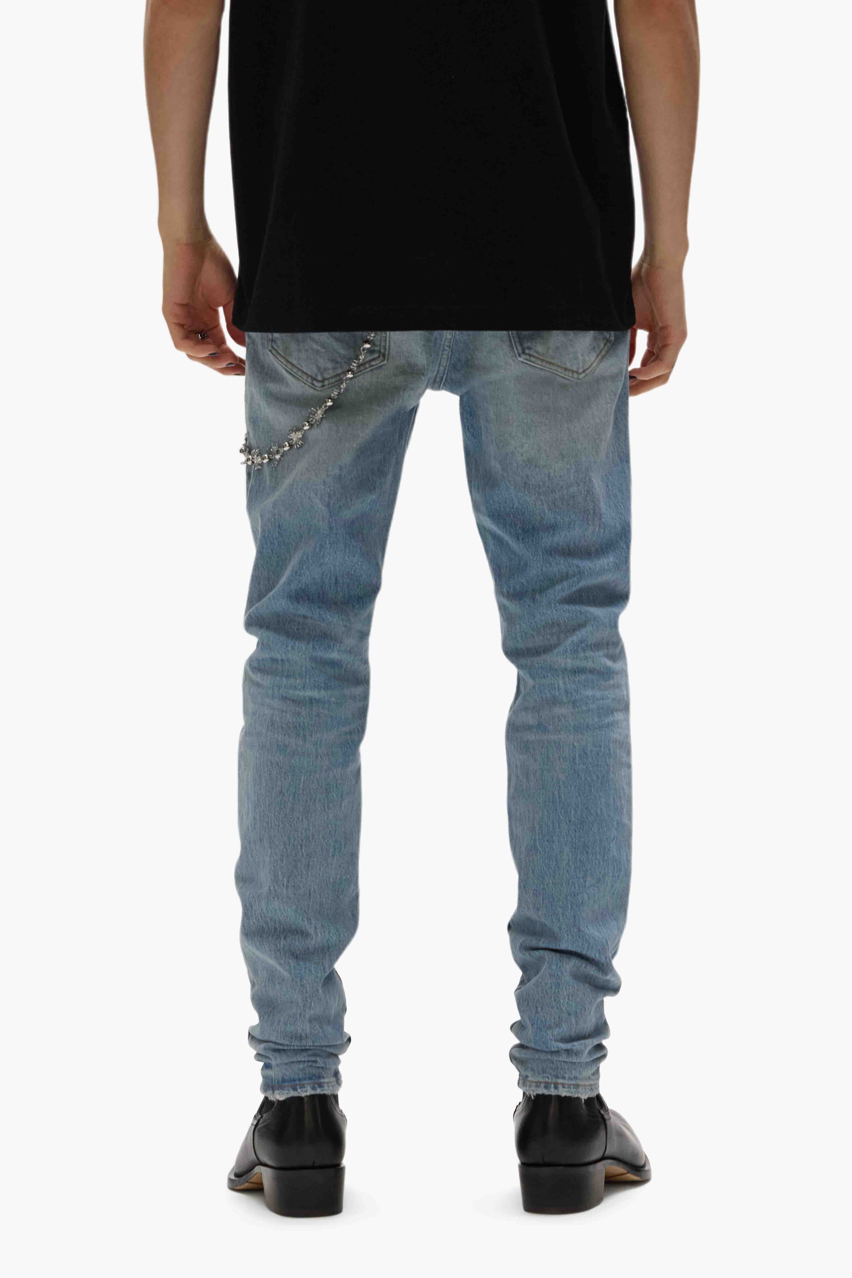パンツ purple brand Resin Knee style No.P001 29 Metro Fusion - Purple Brand P001 Resin Knee Slit Jean