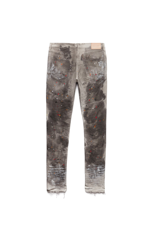 P001 LOW RISE SKINNY JEAN - White Soft Wax Paint