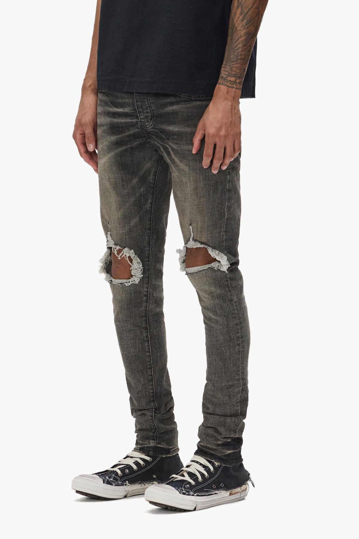 P002 Grey Dirty Blowout – PURPLE BRAND