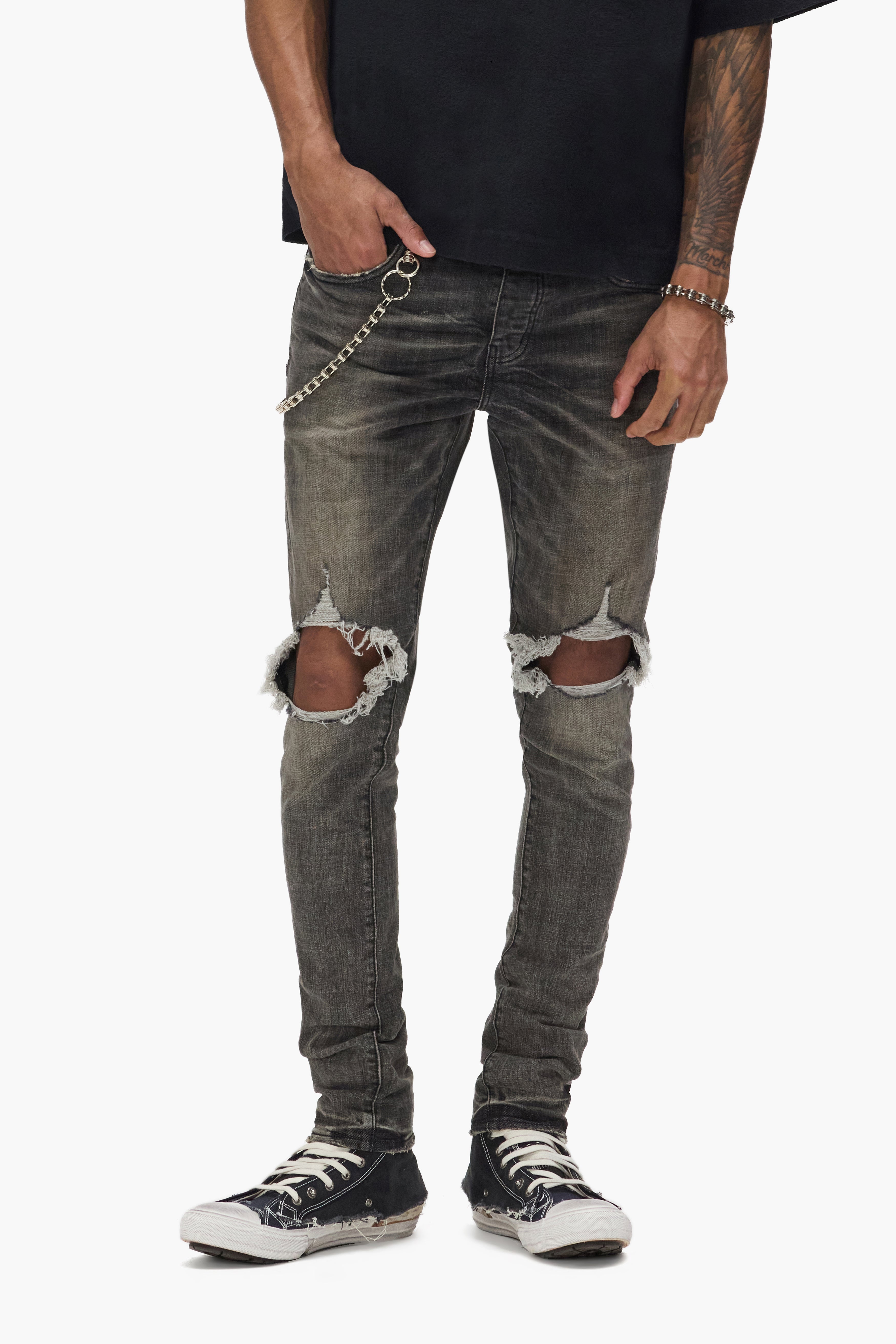 P002 Grey Dirty Blowout – PURPLE BRAND
