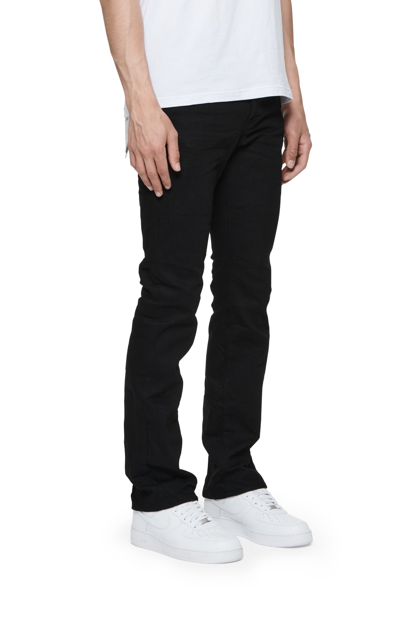 P004 Faded Black Flare Jeans