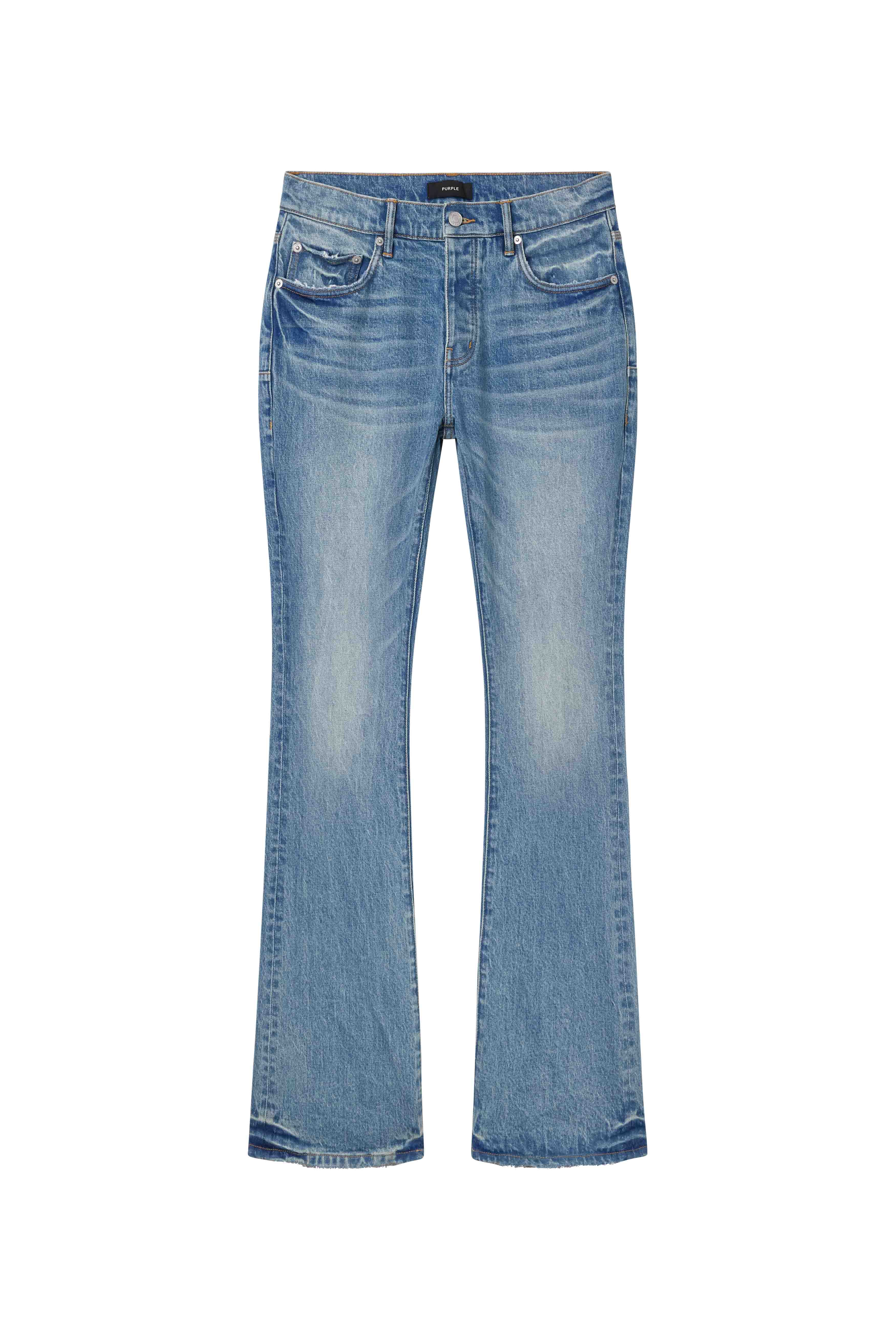 完売品【確実正規品】purple brand P004 フレアデニム PURPLE BRAND P004 FLARED VINTAGE AFTERGLOW JEAN | MID INDIGO