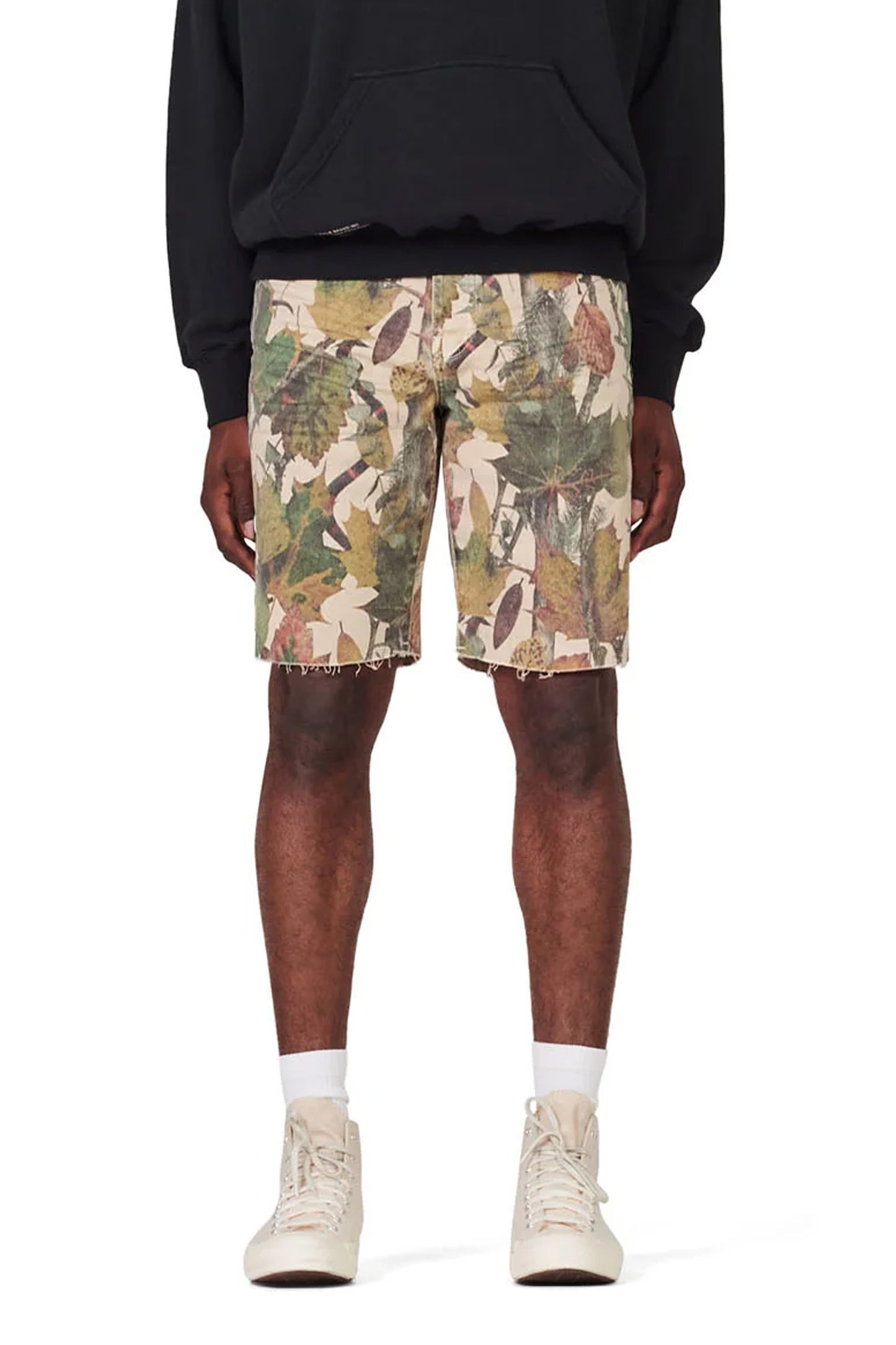 P020 MID RISE SHORT - Exclusive Washed Camo Tan Snake