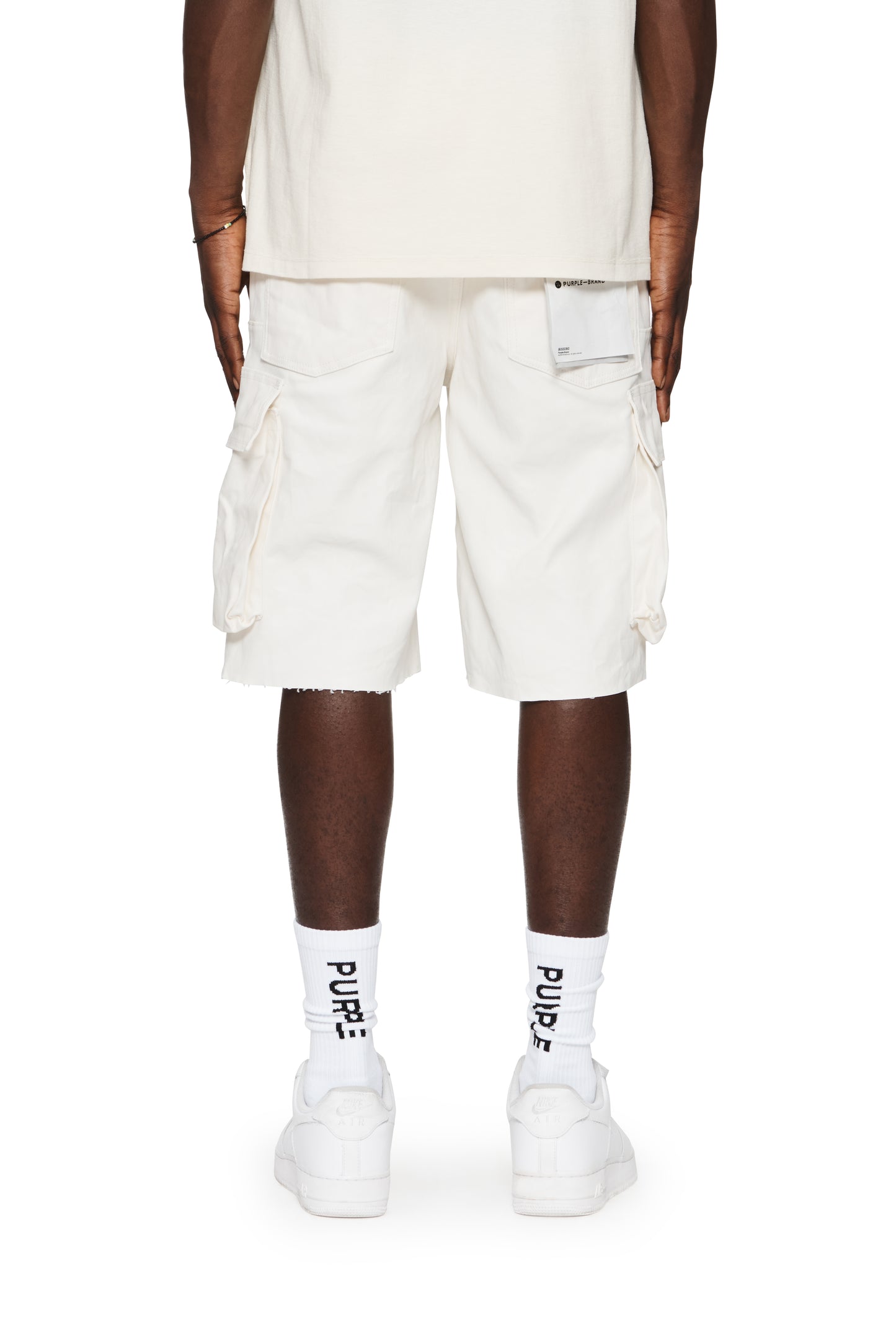 P022 High Shine Cargo Shorts