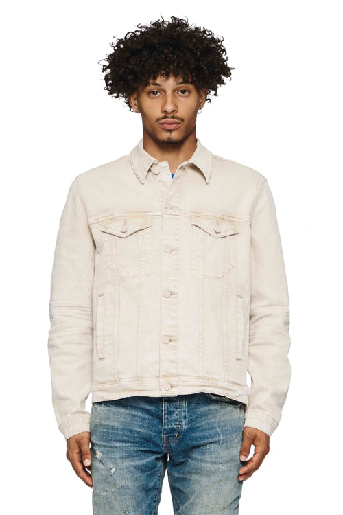 P024 Emboss Heavyweight Trucker Jacket