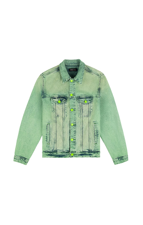 P024 Shadow Upper Cut Trucker Jacket