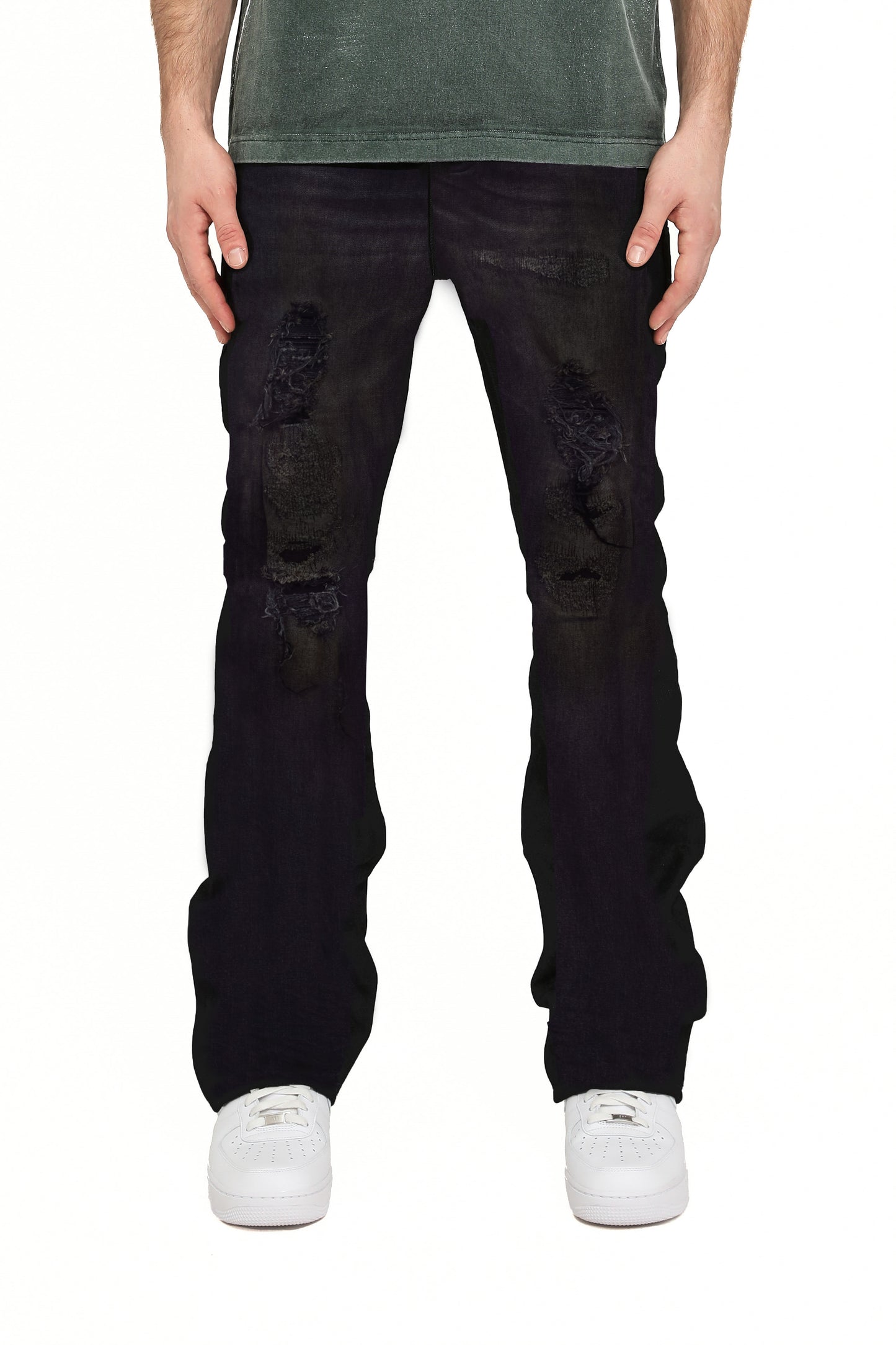 P026 Rinsed Black Foil