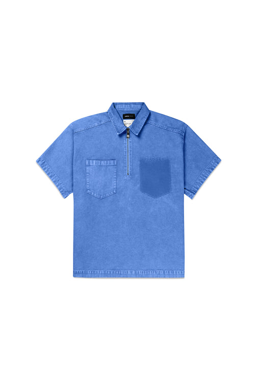 Oversized Zip Up Polo