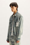 Light Indigo Paint Jacket