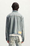 Light Indigo Paint Jacket