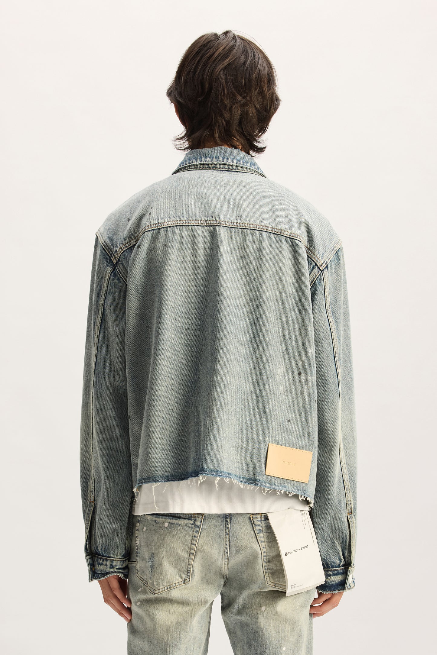Light Indigo Paint Jacket