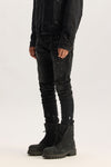 P001 Black Resin Knee Slit