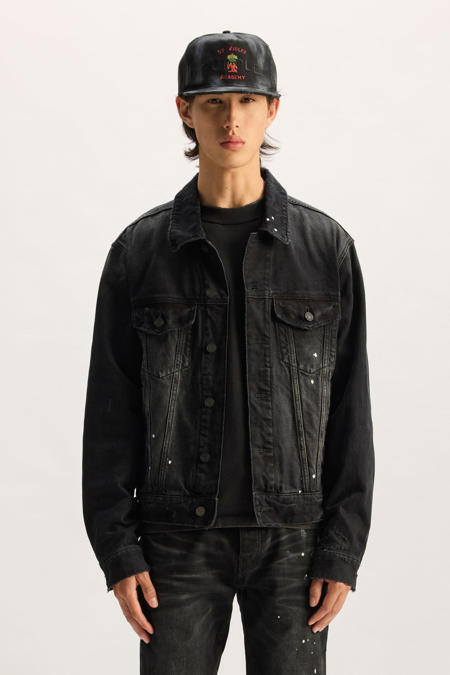 Overdyed Black Repair Jacket