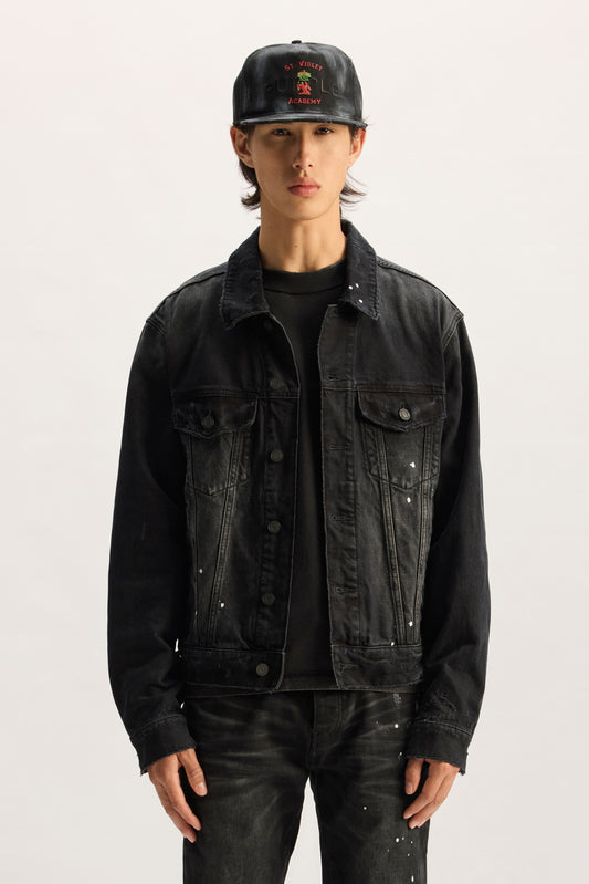 Overdyed Black Repair Jacket