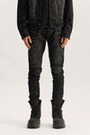 P001 Black Resin Knee Slit