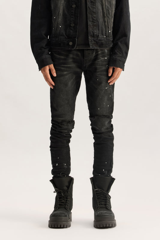 P001 Black Resin Knee Slit