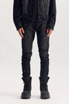 P001 Black Resin Knee Slit