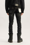 P001 Black Resin Knee Slit