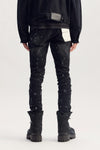 P001 Black Resin Knee Slit