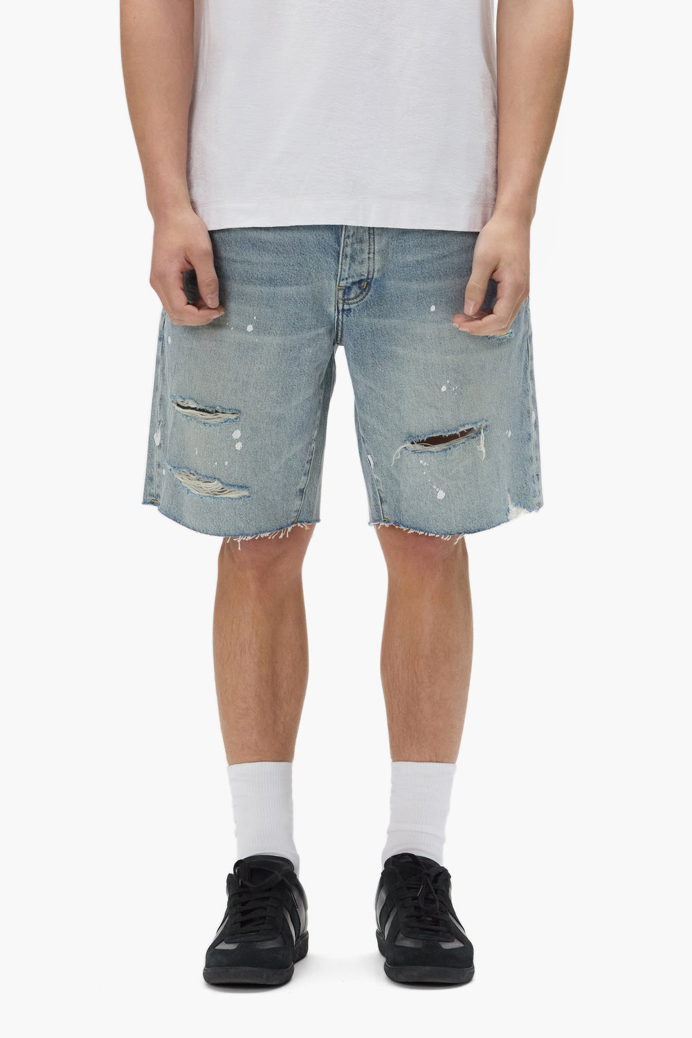 P059 Painterly Rip Short