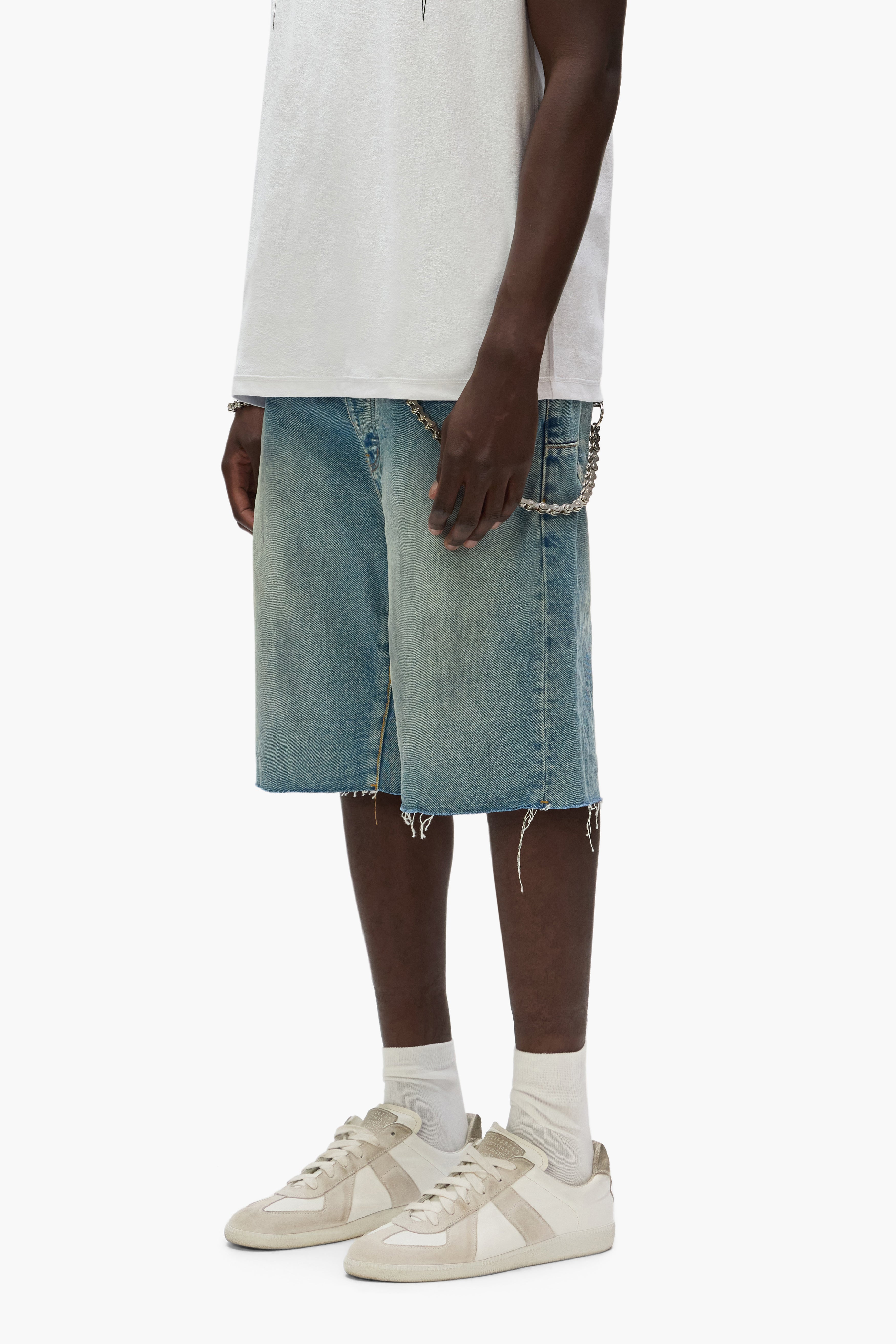 ハーフ・ショートパンツ PURPLE BRAND All Around Shorts Wordmark P504-PMBW125-BLUE Purple Brand Flag Bandana All Around Shorts – Puffer Reds
