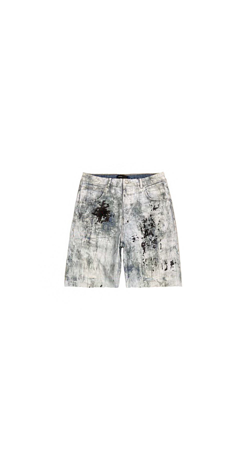 P059 Worn Camouflage Short
