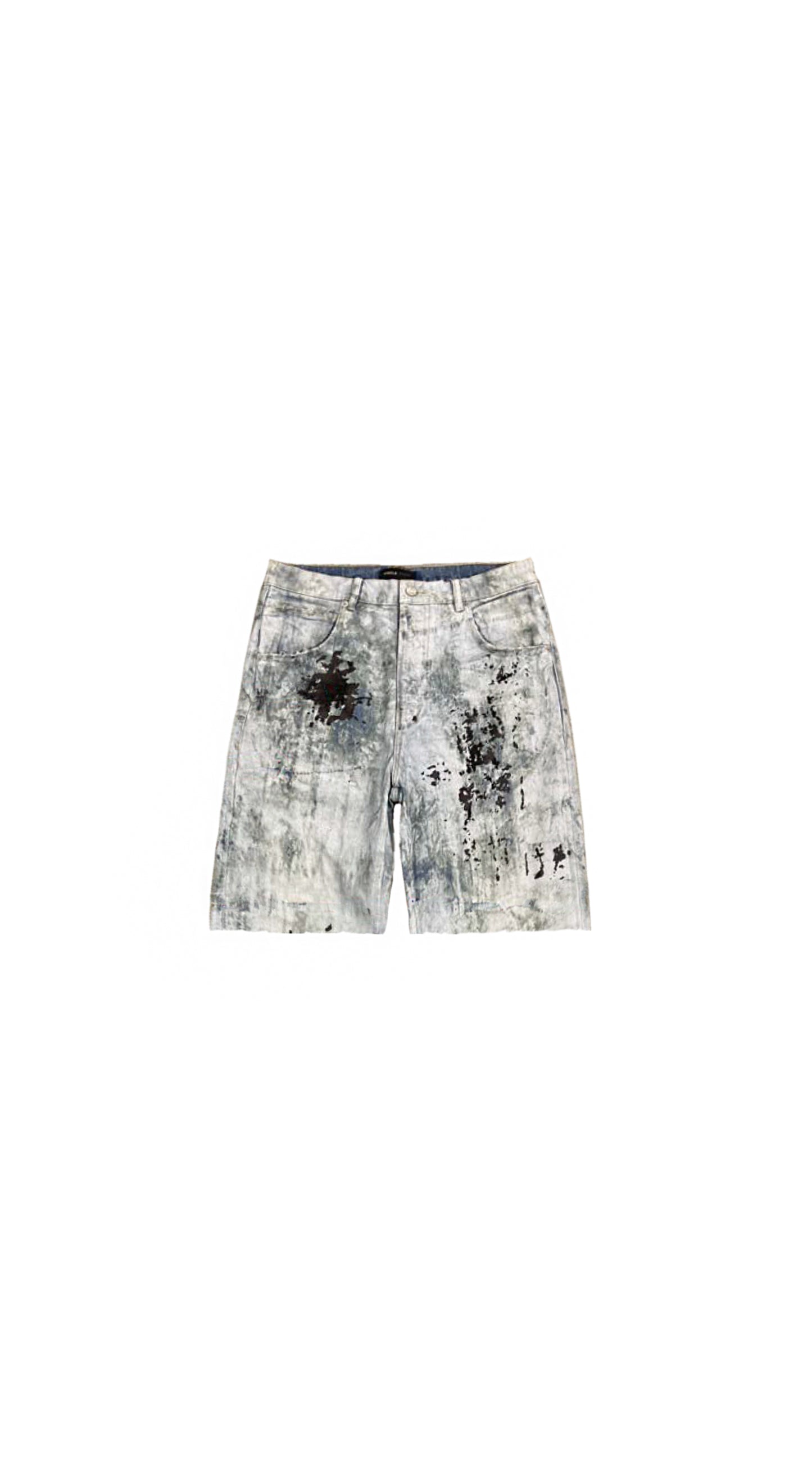 P059 Worn Camouflage Short