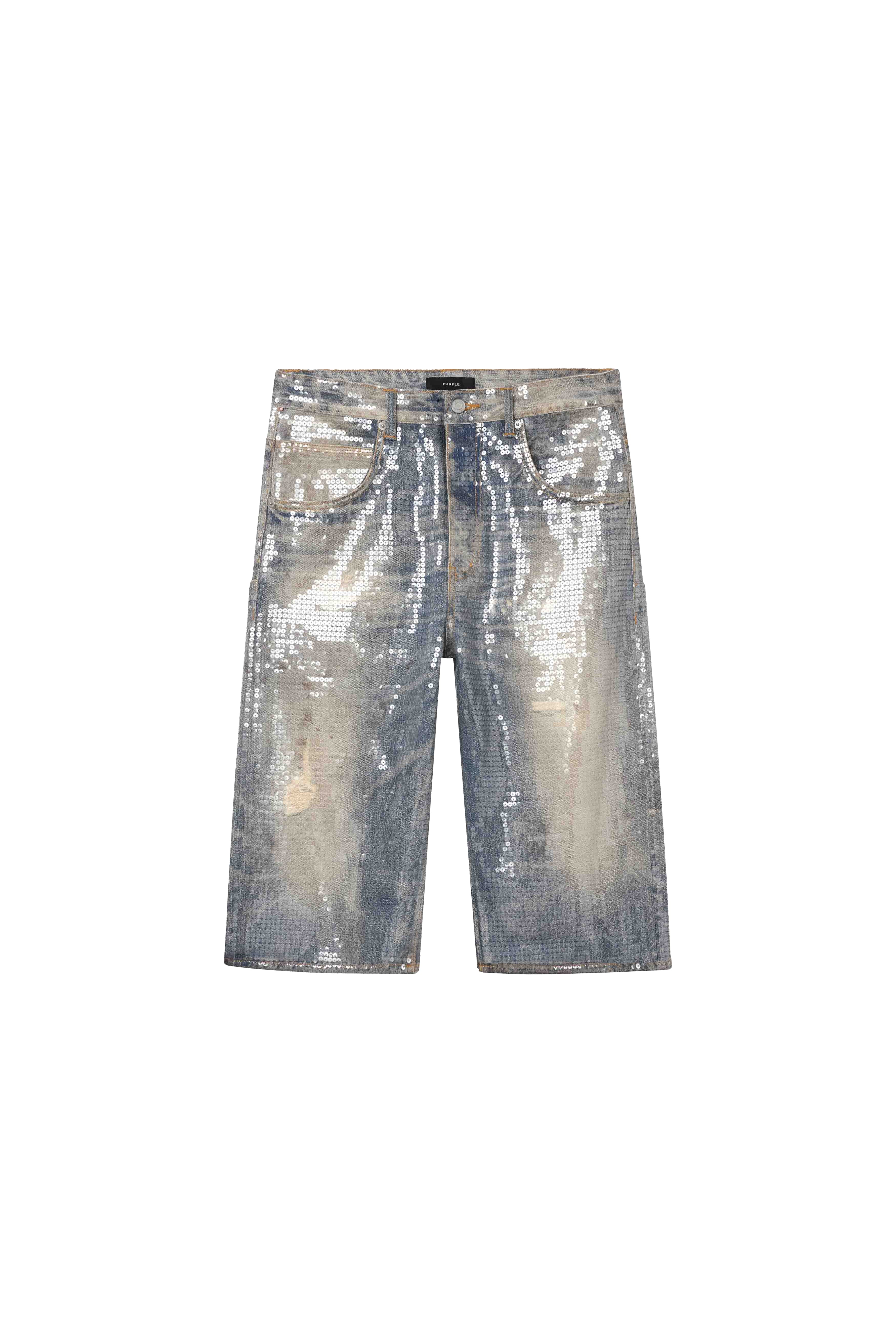 P070 Sequin Shorts – PURPLE BRAND