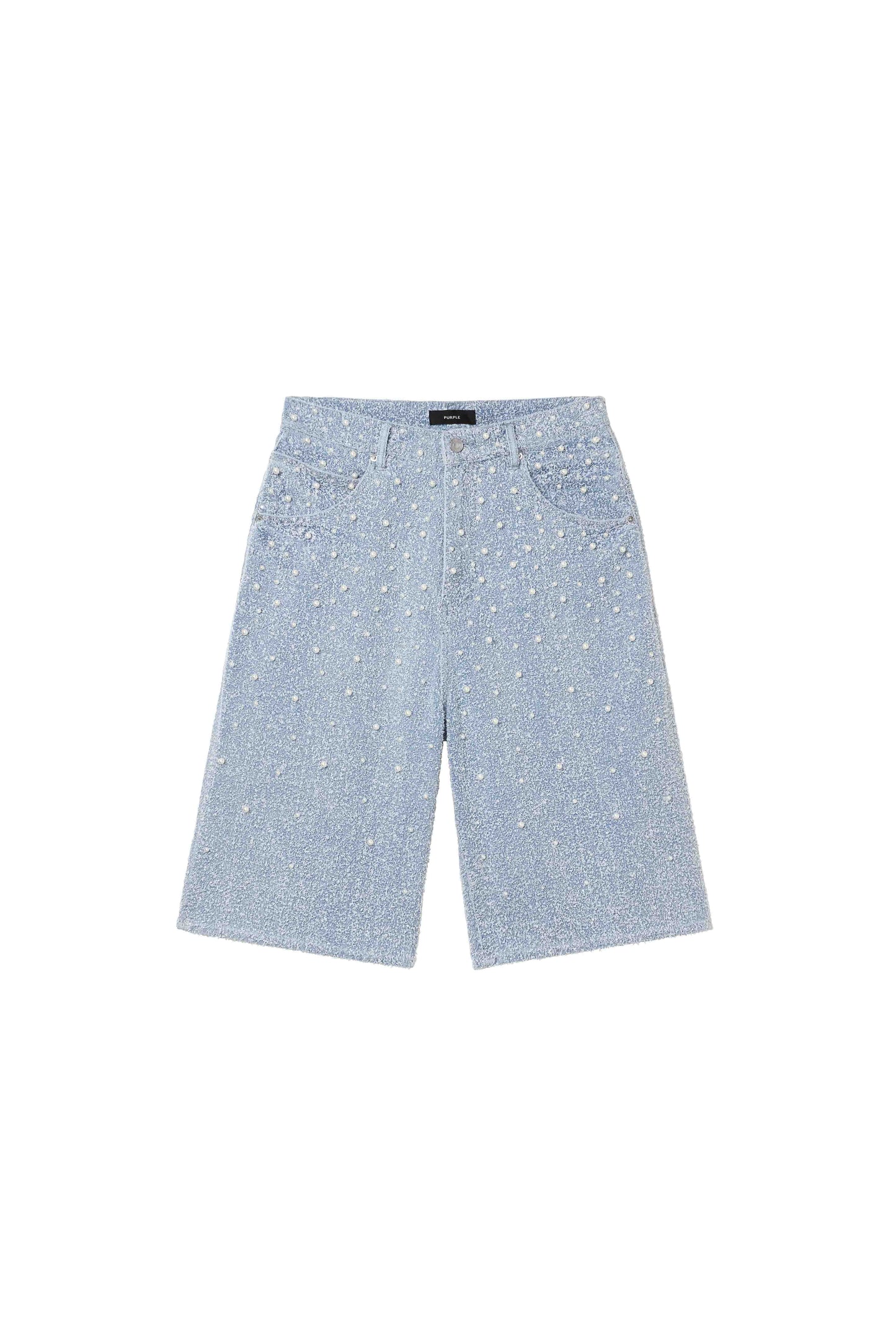 P070 Textured Pearl Shorts