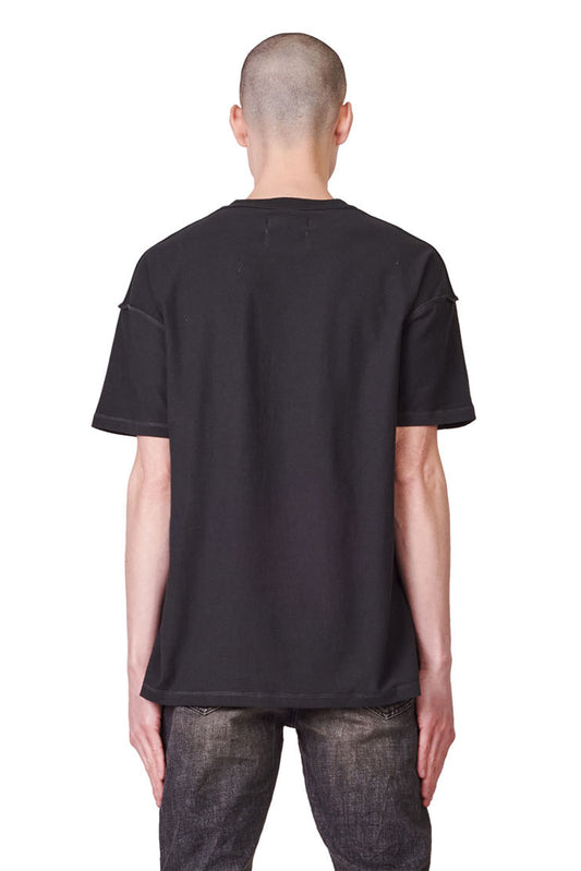 P101 RELAXED FIT TEE -  Atlanta Textured Jersey Inside Out Tee