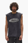 Sequin Script Tank Top