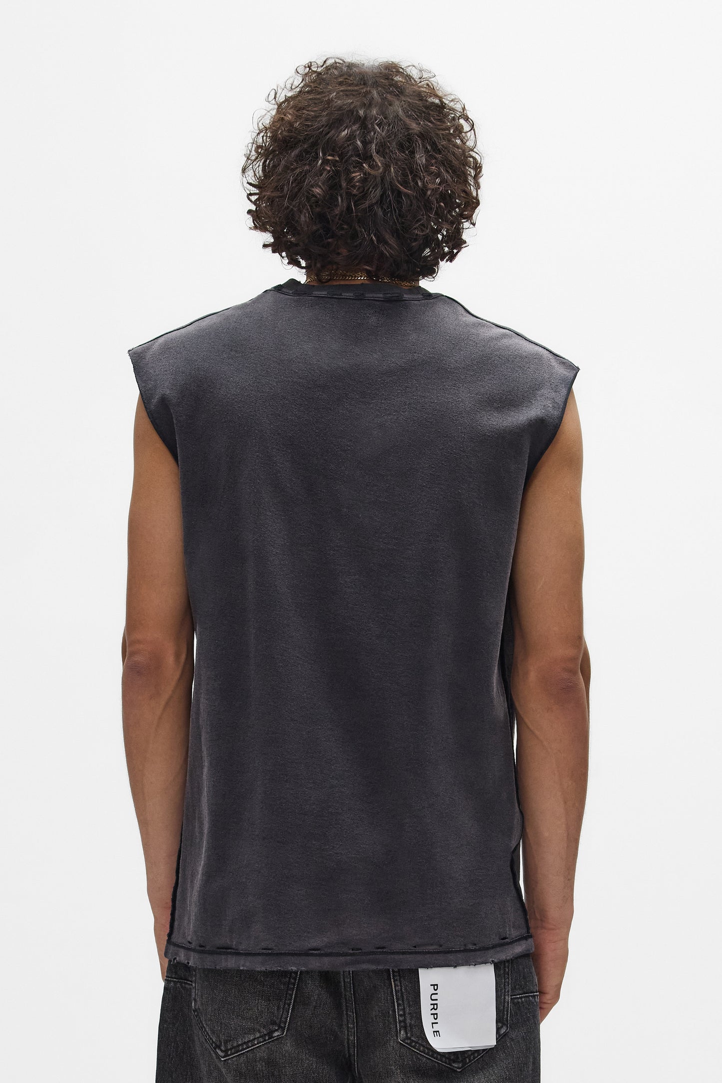 Sequin Script Tank Top