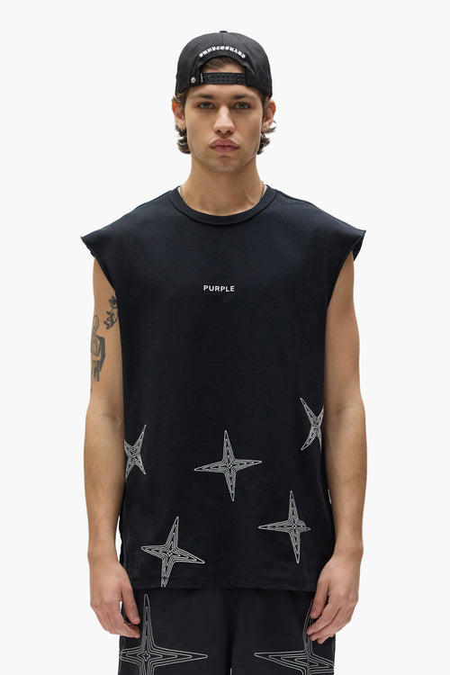 Embroidered Star Tank Top