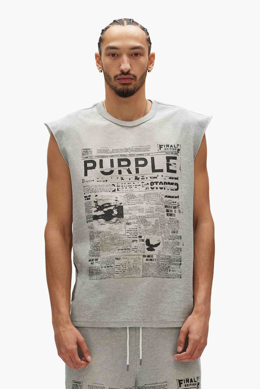 Newsprint Tank Top