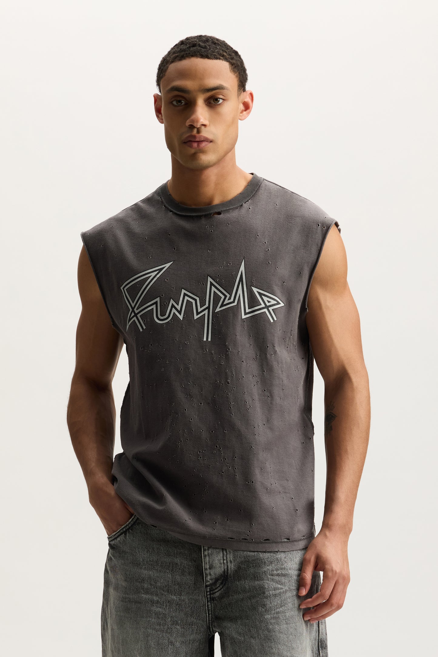 Voltage Script Tank Top