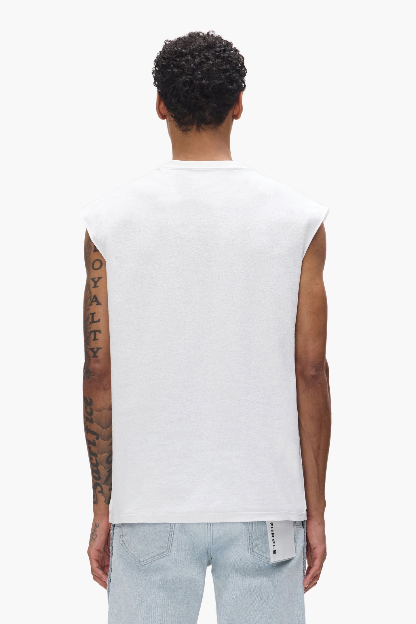 Beaded Wordmark Tank Top