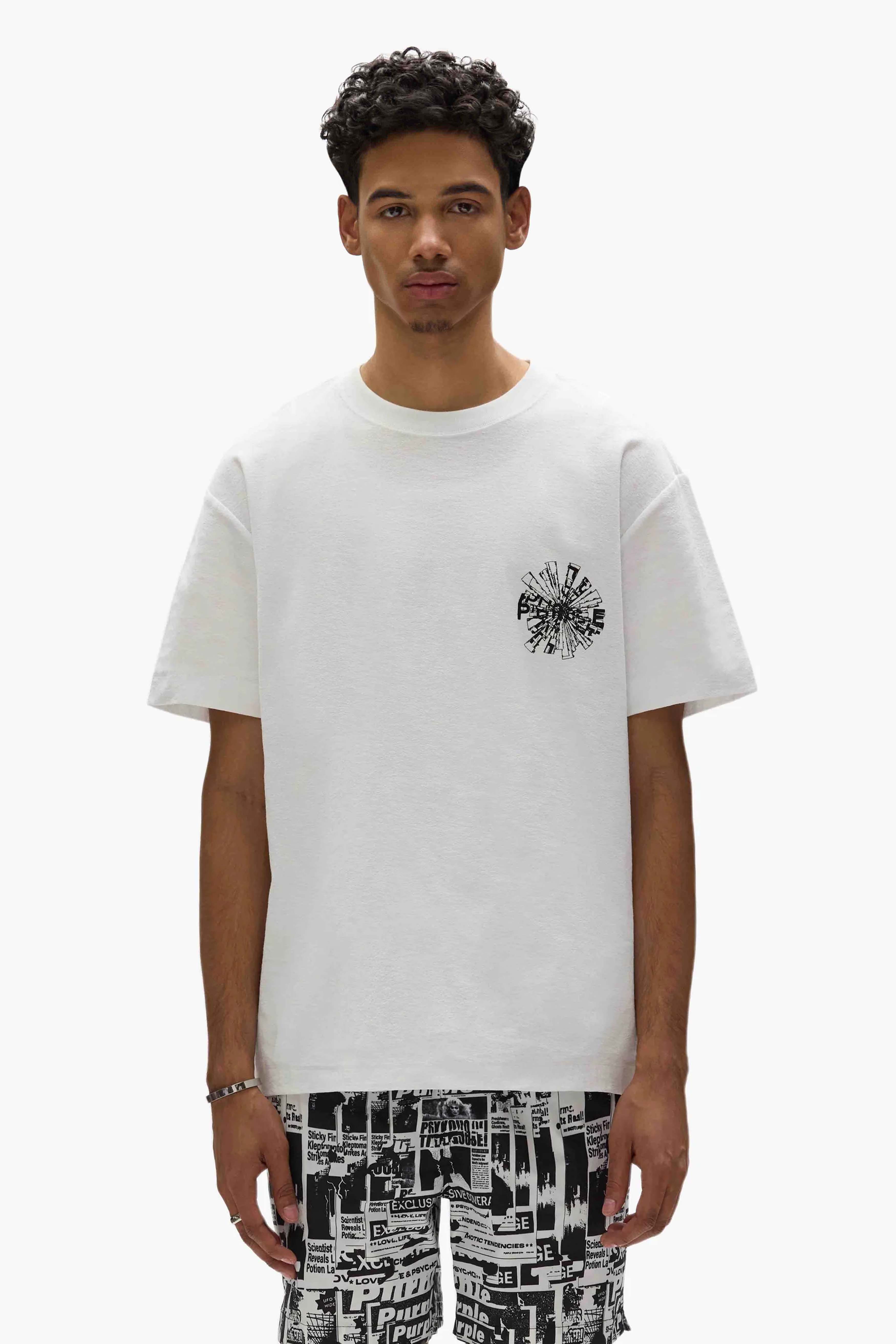 Shattered Tee – PURPLE BRAND